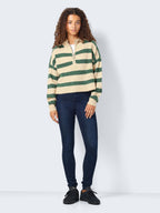 Noisy May KNITTED ZIP PULLOVER