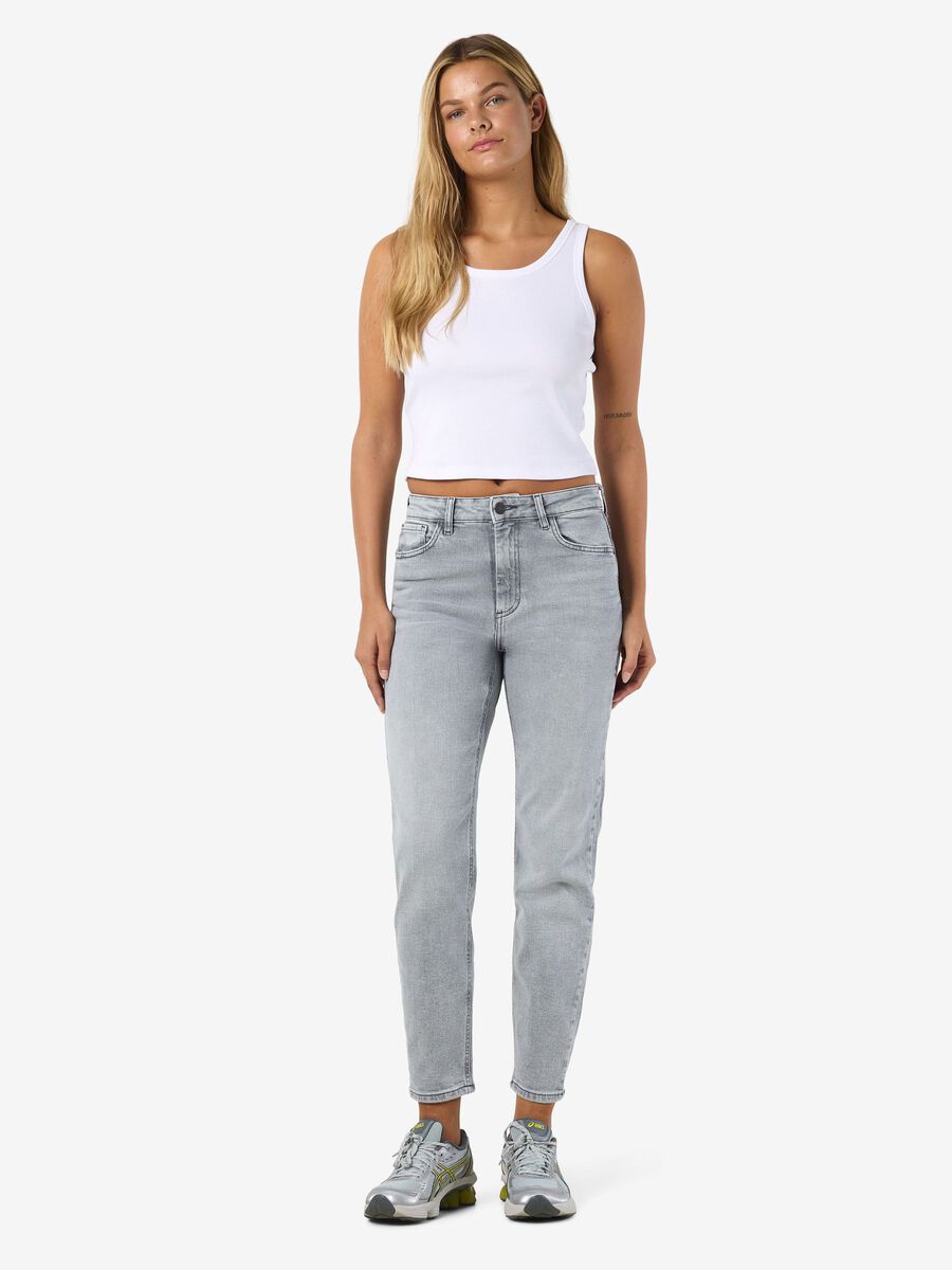 Noisy May NMMONI HIGH WAISTED STRAIGHT FIT JEANS