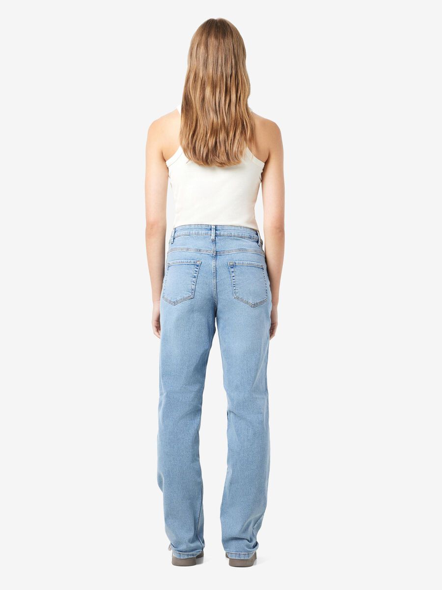 Noisy May NMGUTHIE HIGH WAISTED STRAIGHT FIT JEANS
