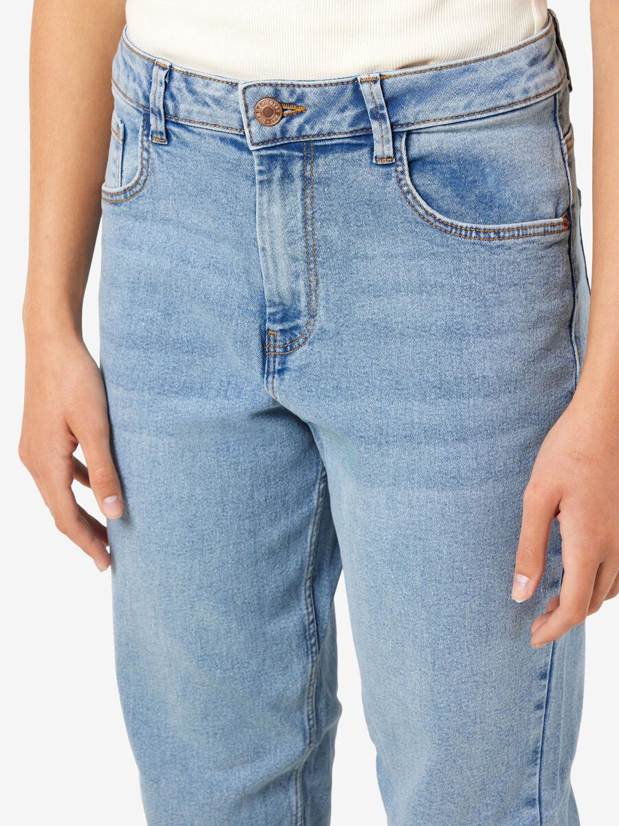 Noisy May NMGUTHIE HIGH WAISTED STRAIGHT FIT JEANS