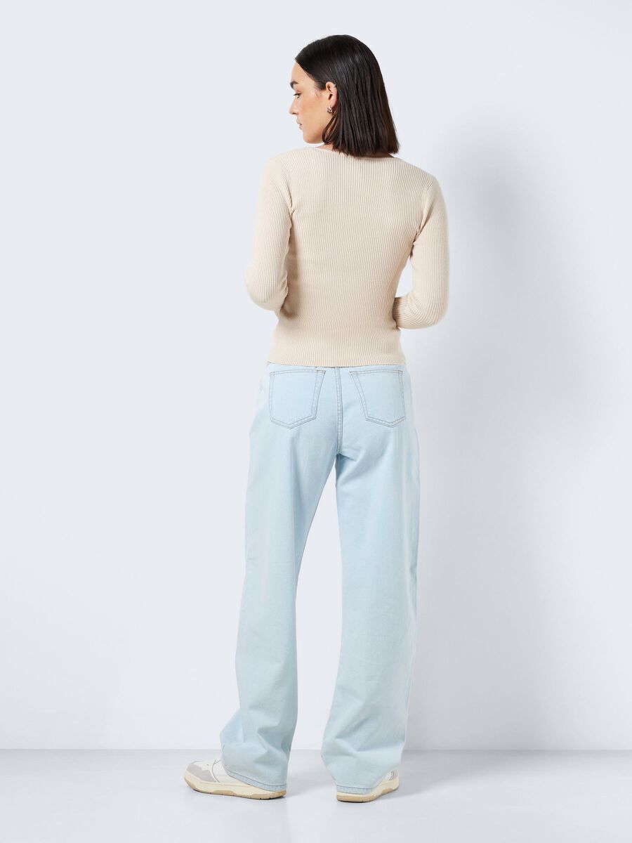 Noisy May SCOOP NECK KNITTED PULLOVER
