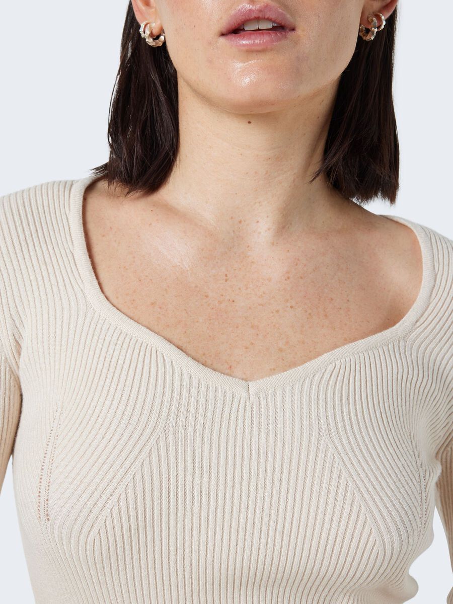 Noisy May SCOOP NECK KNITTED PULLOVER