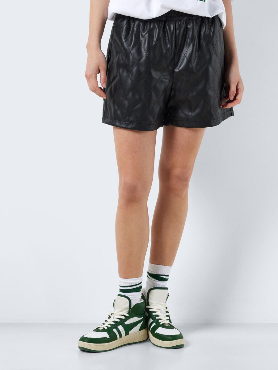 Noisy May FAUX LEATHER SHORTS