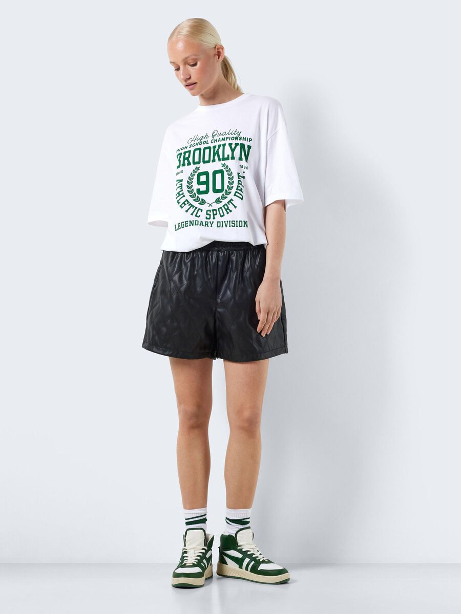 Noisy May FAUX LEATHER SHORTS