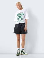 Noisy May FAUX LEATHER SHORTS
