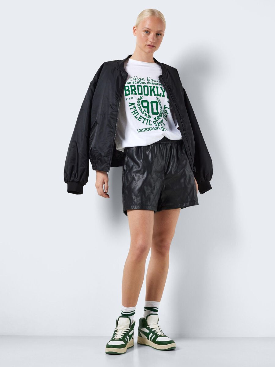 Noisy May FAUX LEATHER SHORTS