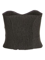 Noisy May PINSTRIPED CORSET