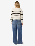 Noisy May STRIPED KNITTED PULLOVER