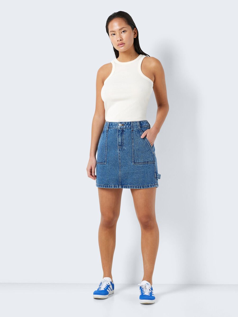 Noisy May SHORT CARGO DENIM SKIRT