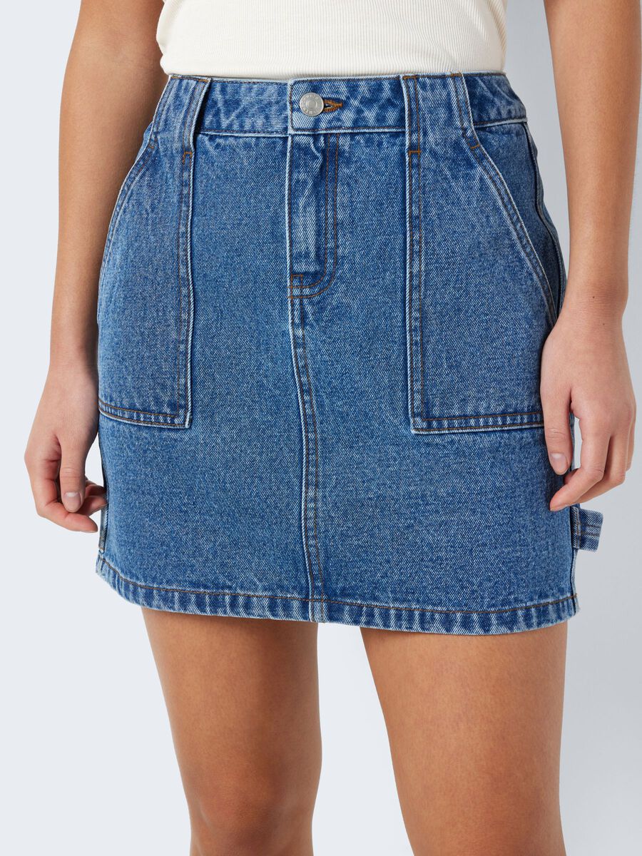 Noisy May SHORT CARGO DENIM SKIRT