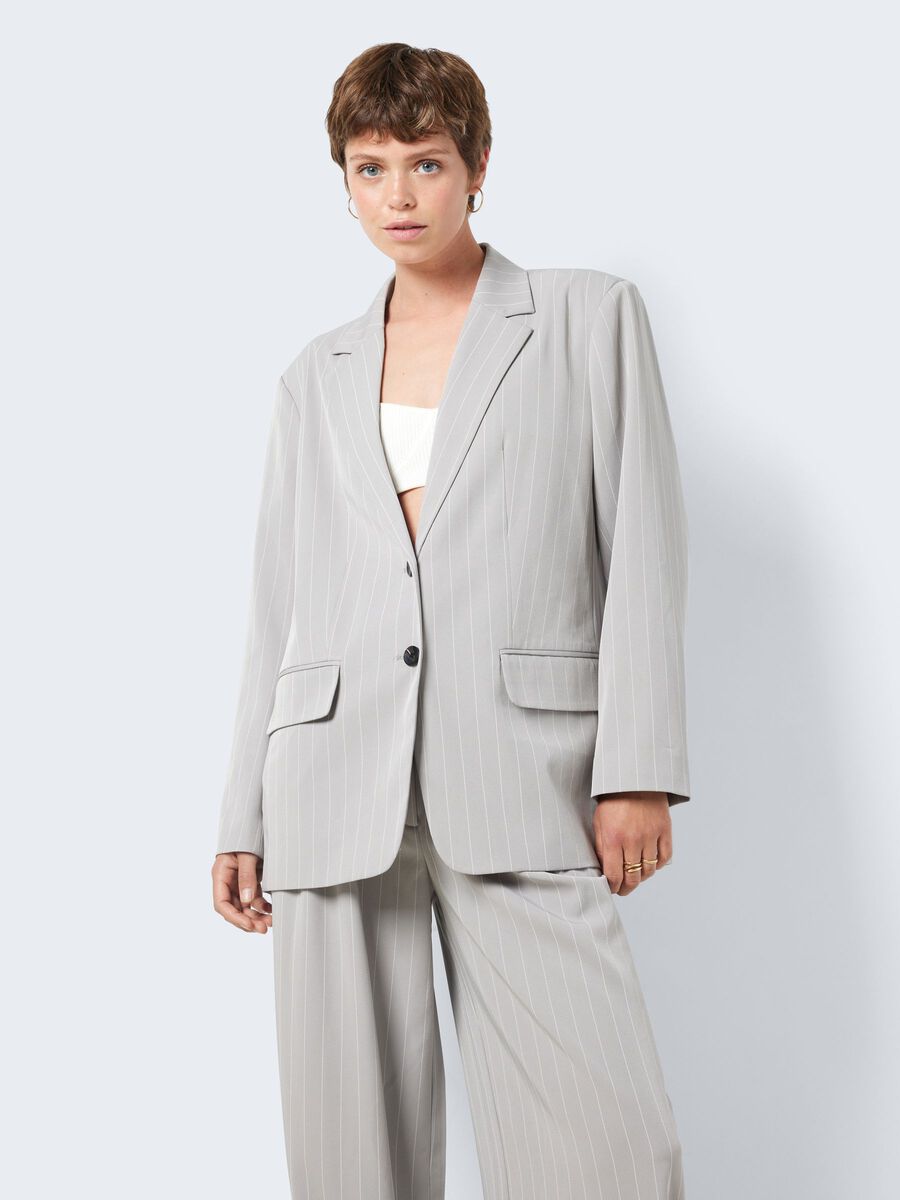 Noisy May PINSTRIPED BLAZER