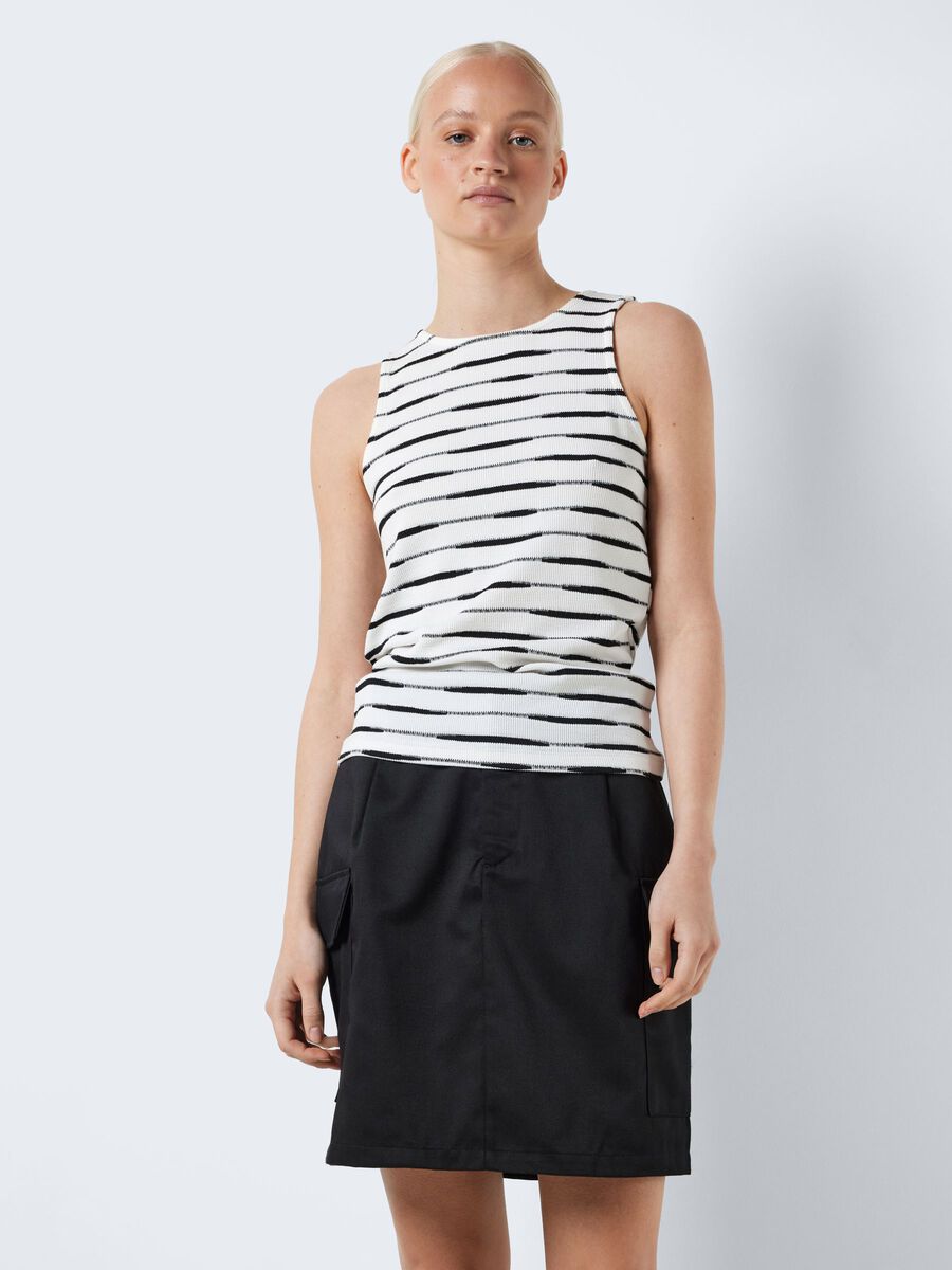 Noisy May SLEVELESS STRIPED TOP