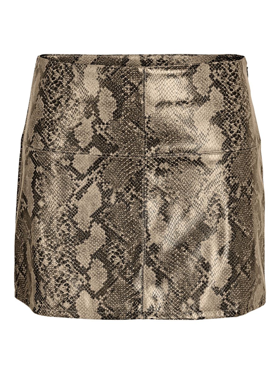 Noisy May SHORT SNAKE PRINTED SKIRT