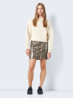 Noisy May SHORT SNAKE PRINTED SKIRT
