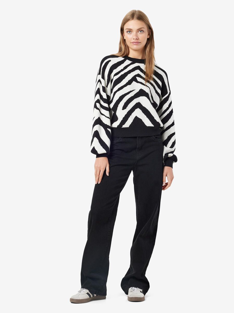 Noisy May KNITTED PATTERN PULLOVER