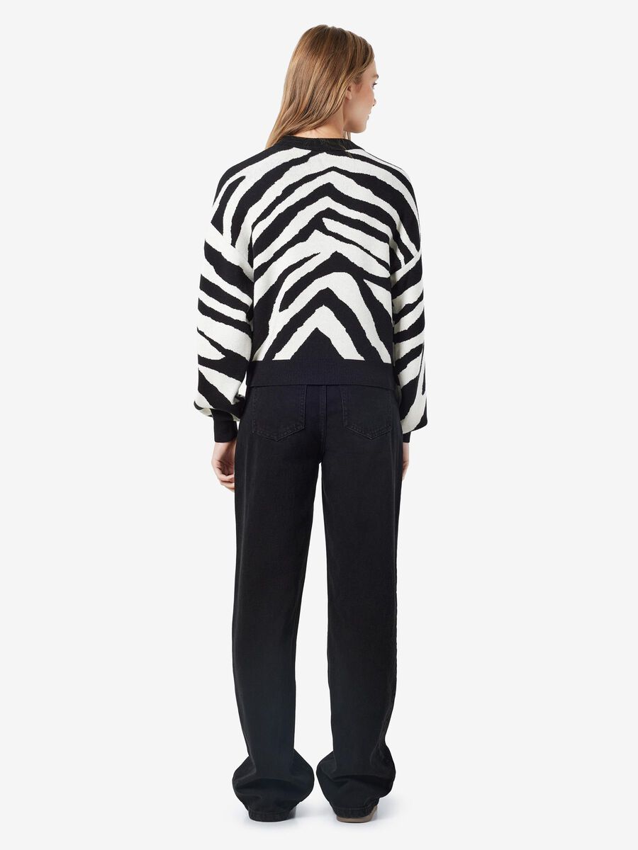 Noisy May KNITTED PATTERN PULLOVER