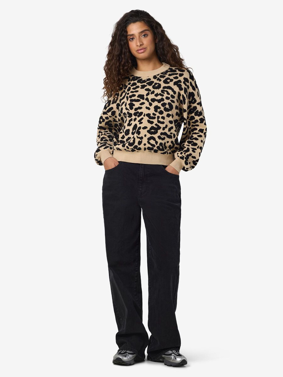Noisy May KNITTED PATTERN PULLOVER
