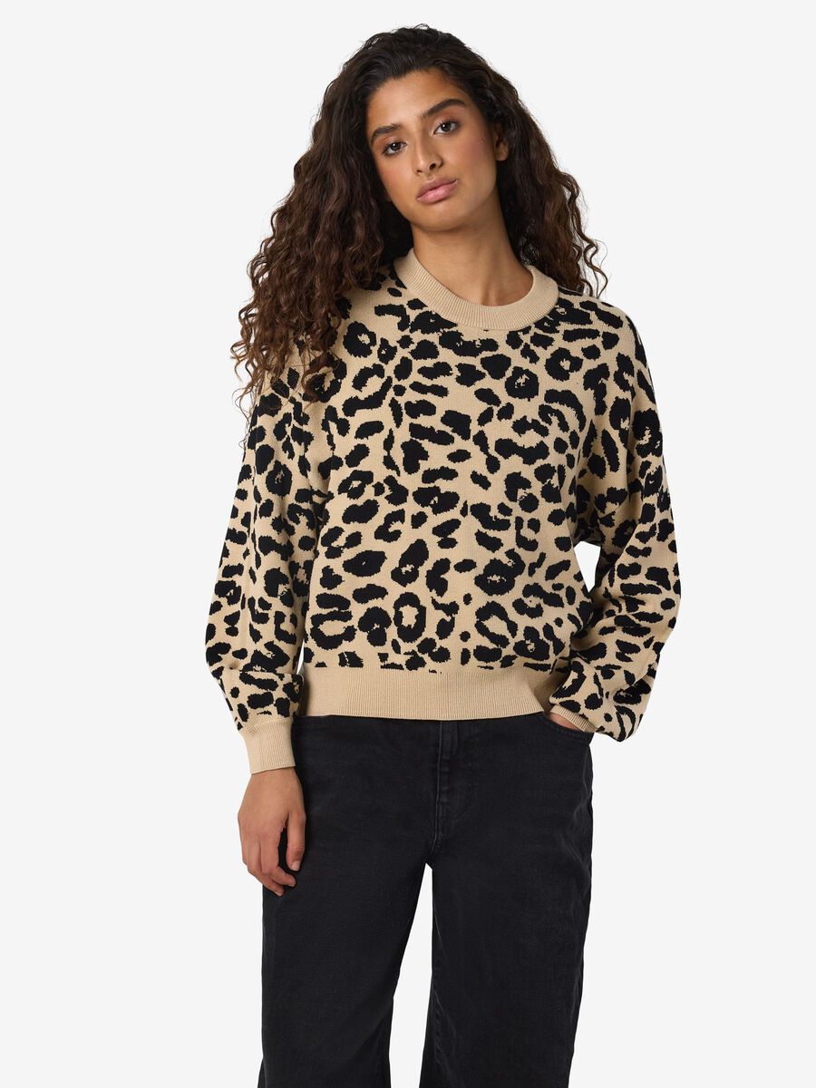 Noisy May KNITTED PATTERN PULLOVER