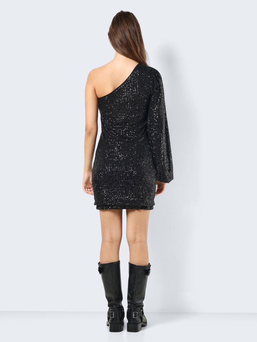 Noisy May ONE-SHOULDER SEQUIN DRESS