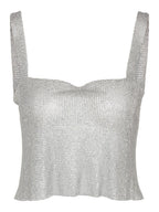 Noisy May CROPPED RHINESTONE TOP