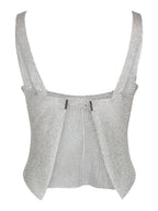Noisy May CROPPED RHINESTONE TOP