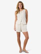 Noisy May LINEN BLEND SHORTS