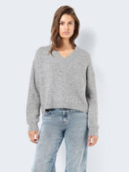 Noisy May V-NECK KNITTED PULLOVER