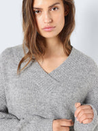 Noisy May V-NECK KNITTED PULLOVER
