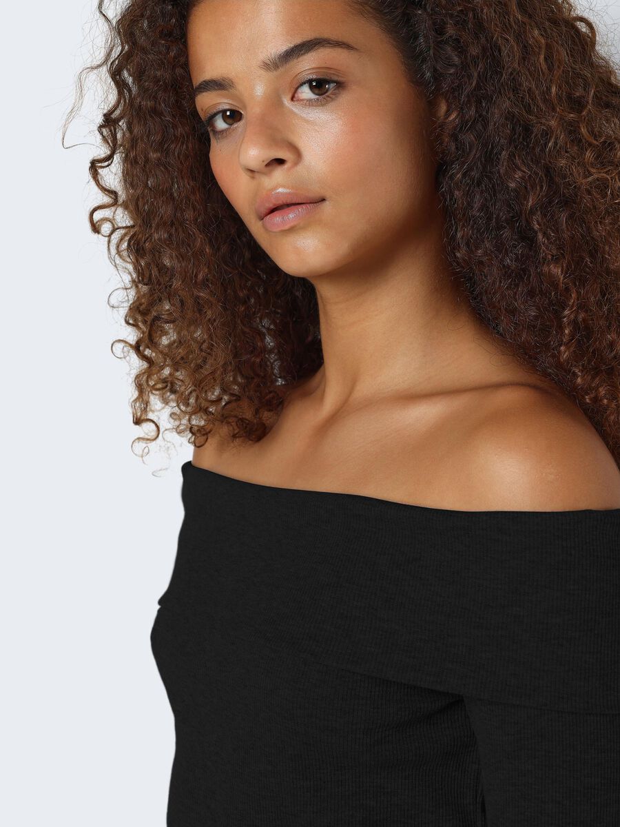 Noisy May LONG SLEEVED OFF-SHOULDER TOP