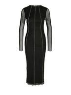 Noisy May LONG SLEEVED MESH DRESS