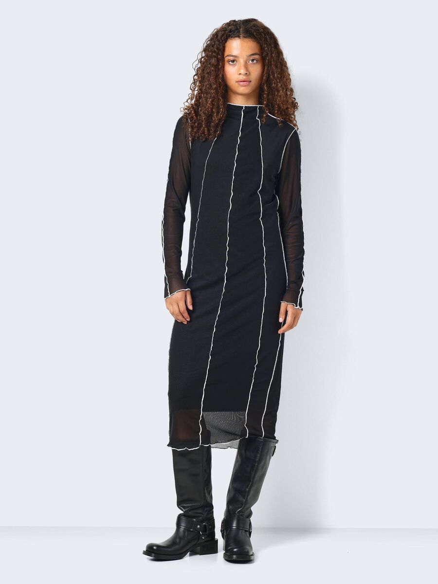 Noisy May LONG SLEEVED MESH DRESS