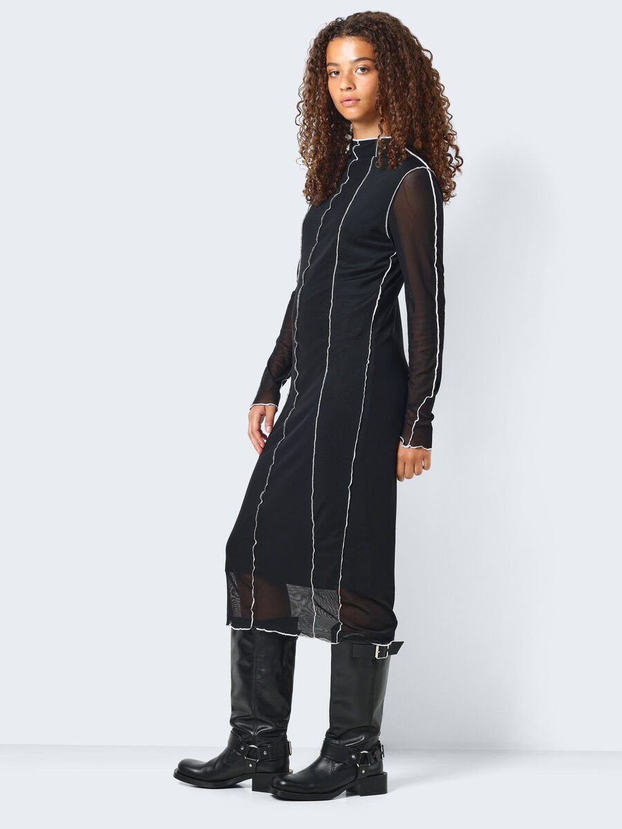 Noisy May LONG SLEEVED MESH DRESS
