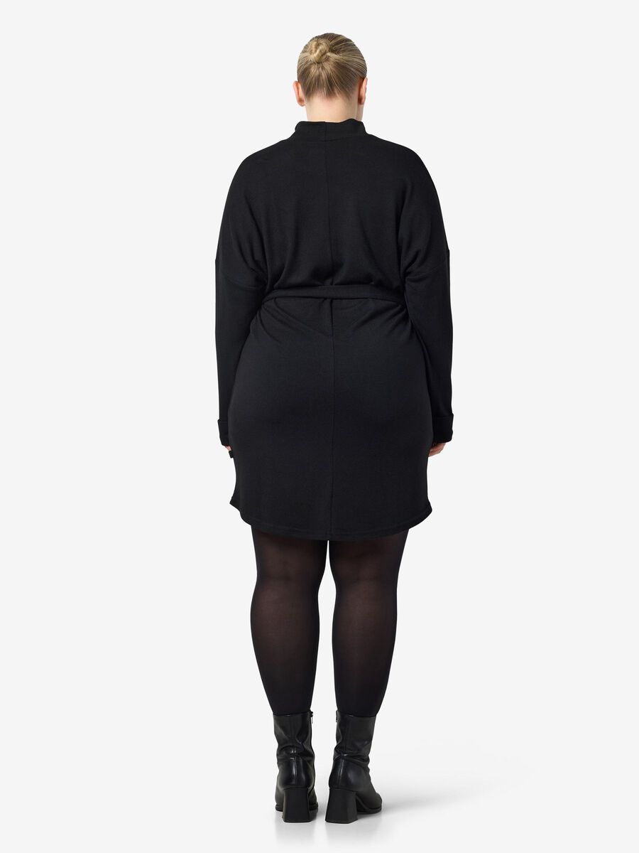 Noisy May CURVE KNITTED MINI DRESS