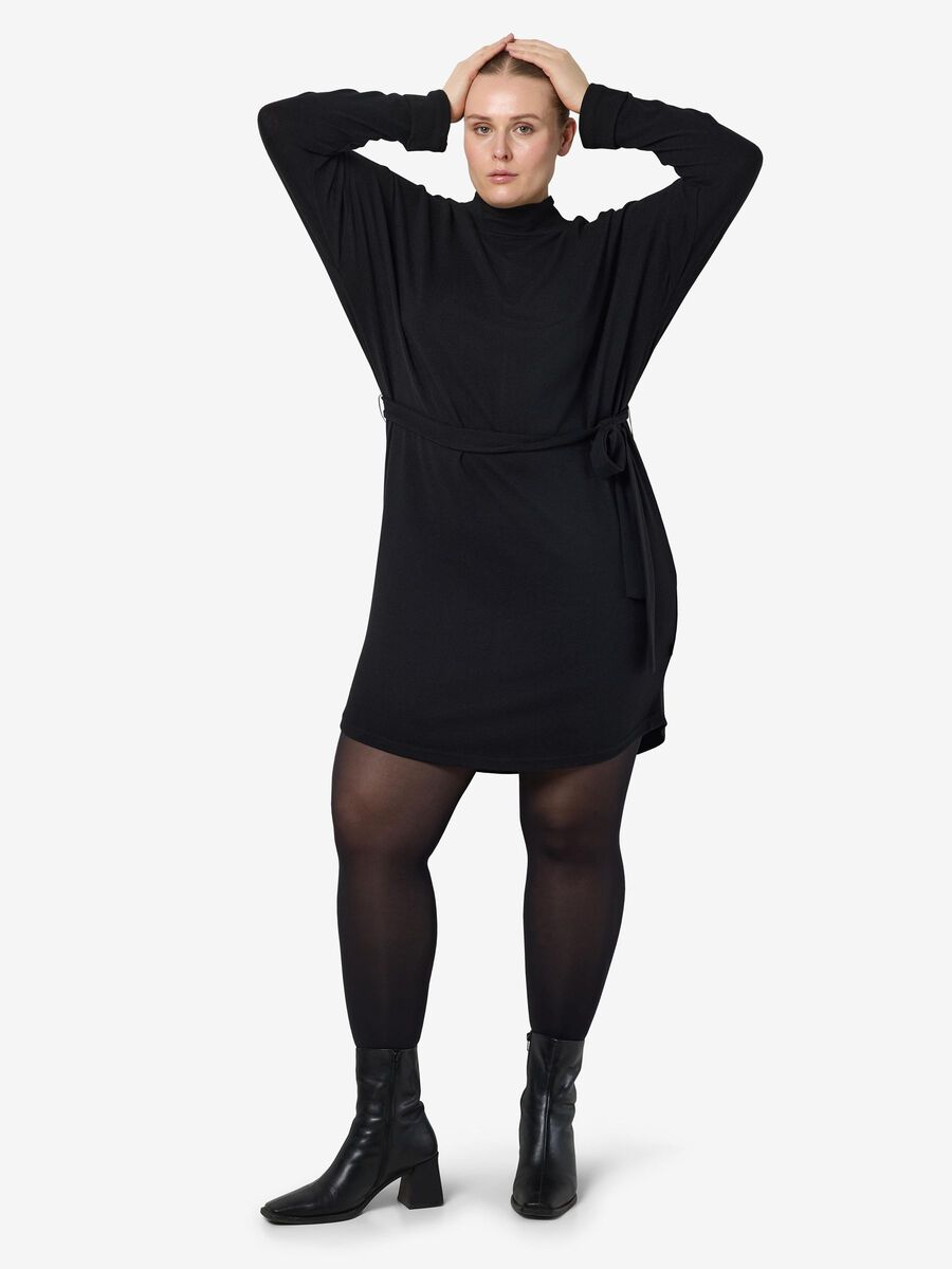 Noisy May CURVE KNITTED MINI DRESS