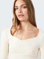 Noisy May SWEETHEART NECKLINE TOP