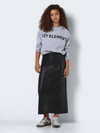 Noisy May LONG FAUX LEATHER SKIRT