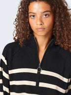 Noisy May STRIPED KNITTED PULLOVER