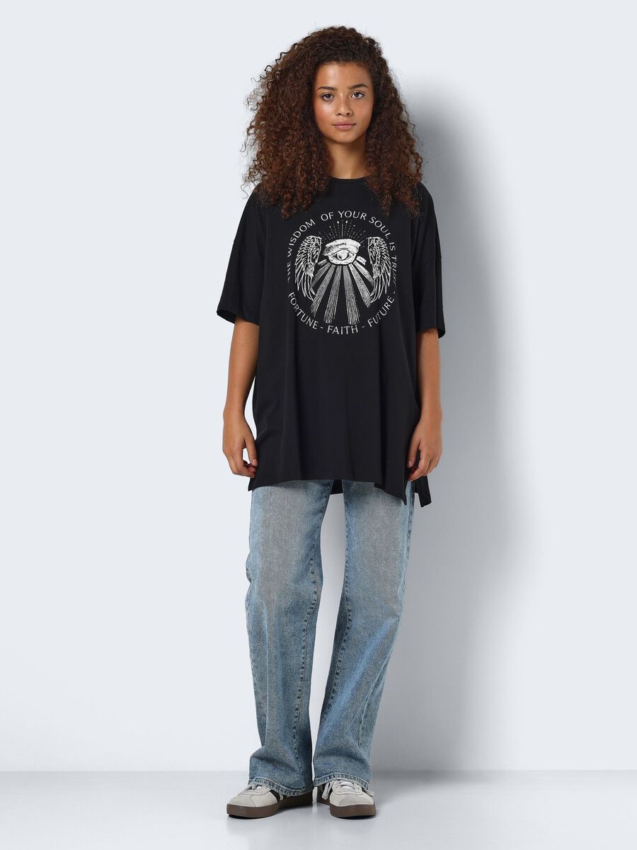 Noisy May SHORT SLEEVED PRINT TOP