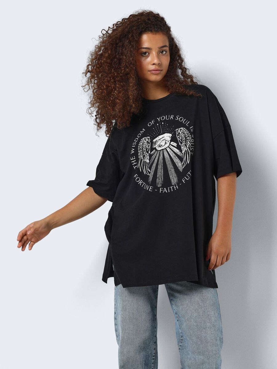 Noisy May SHORT SLEEVED PRINT TOP