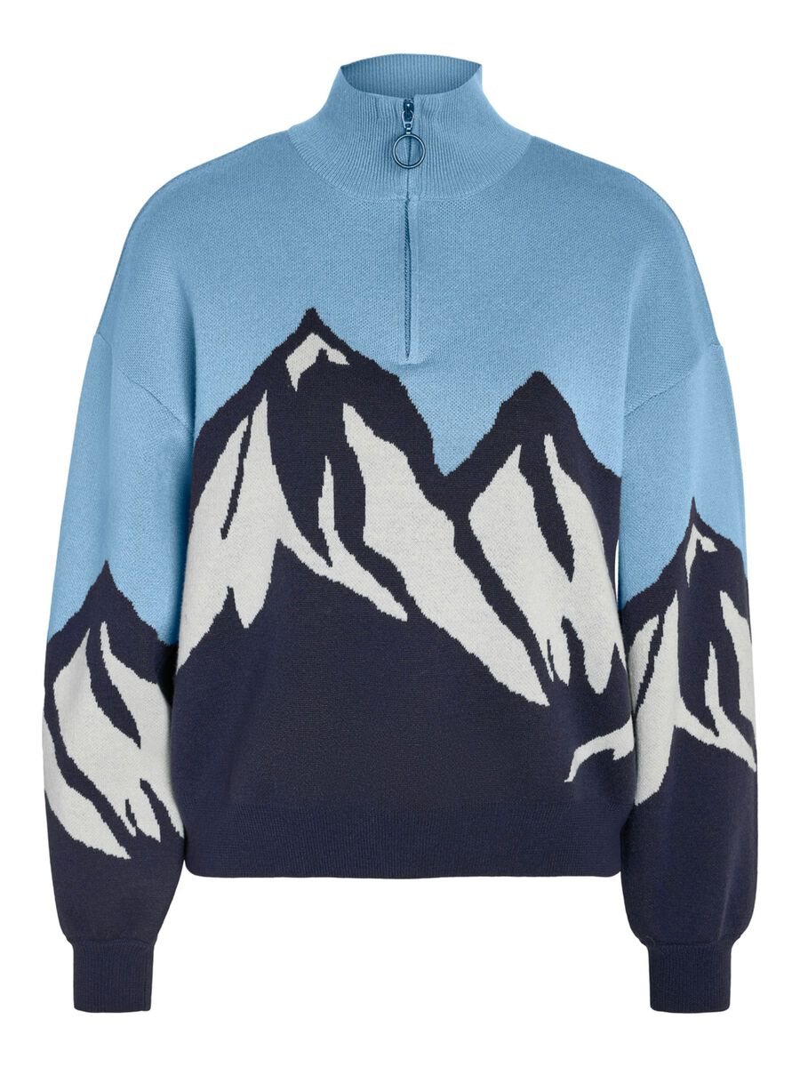 Noisy May HALF-ZIP KNITTED PULLOVER