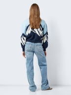 Noisy May HALF-ZIP KNITTED PULLOVER