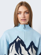 Noisy May HALF-ZIP KNITTED PULLOVER