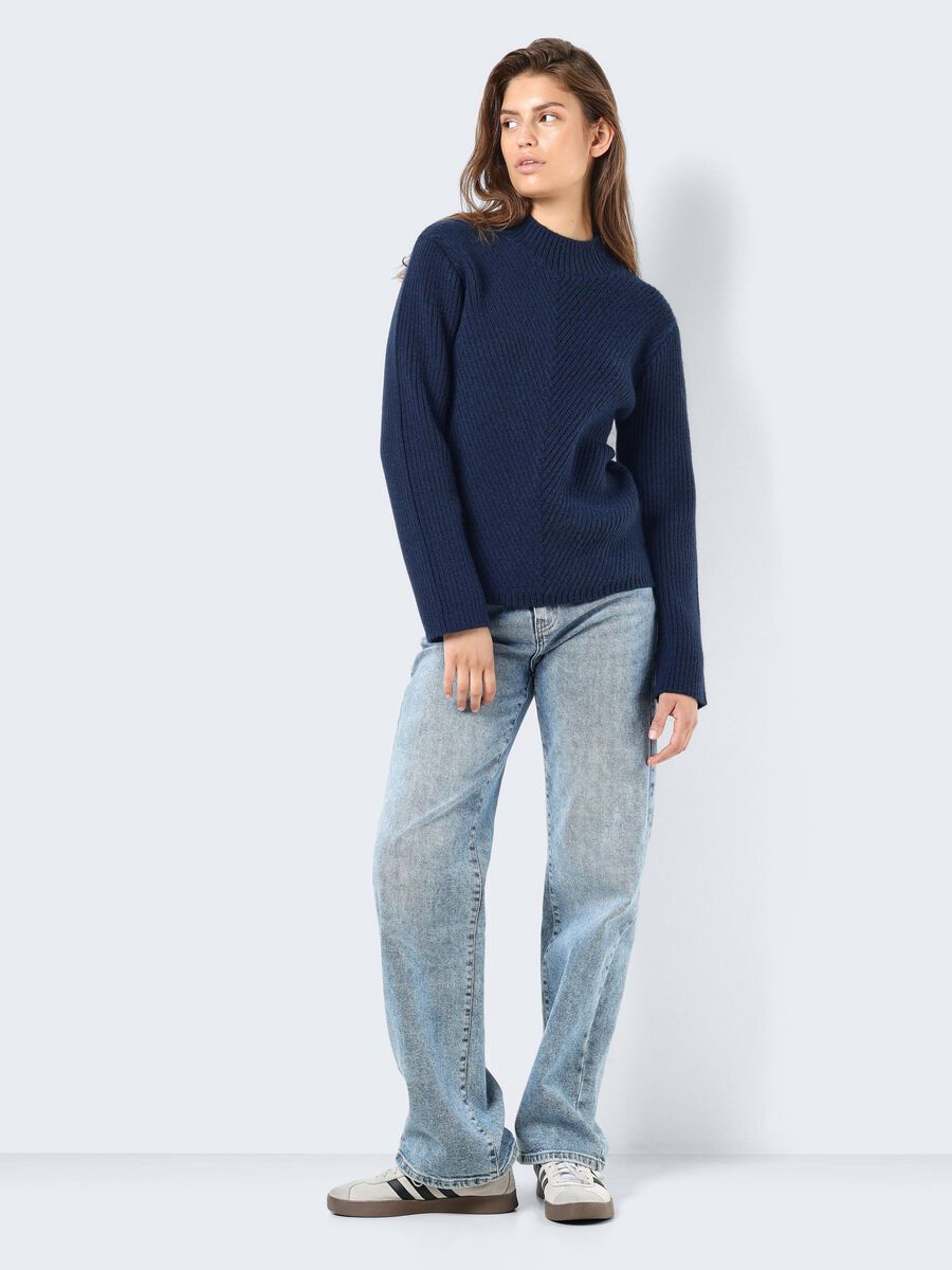 Noisy May HIGH NECK KNITTED PULLOVER