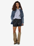Noisy May FAUX LEATHER SHORTS