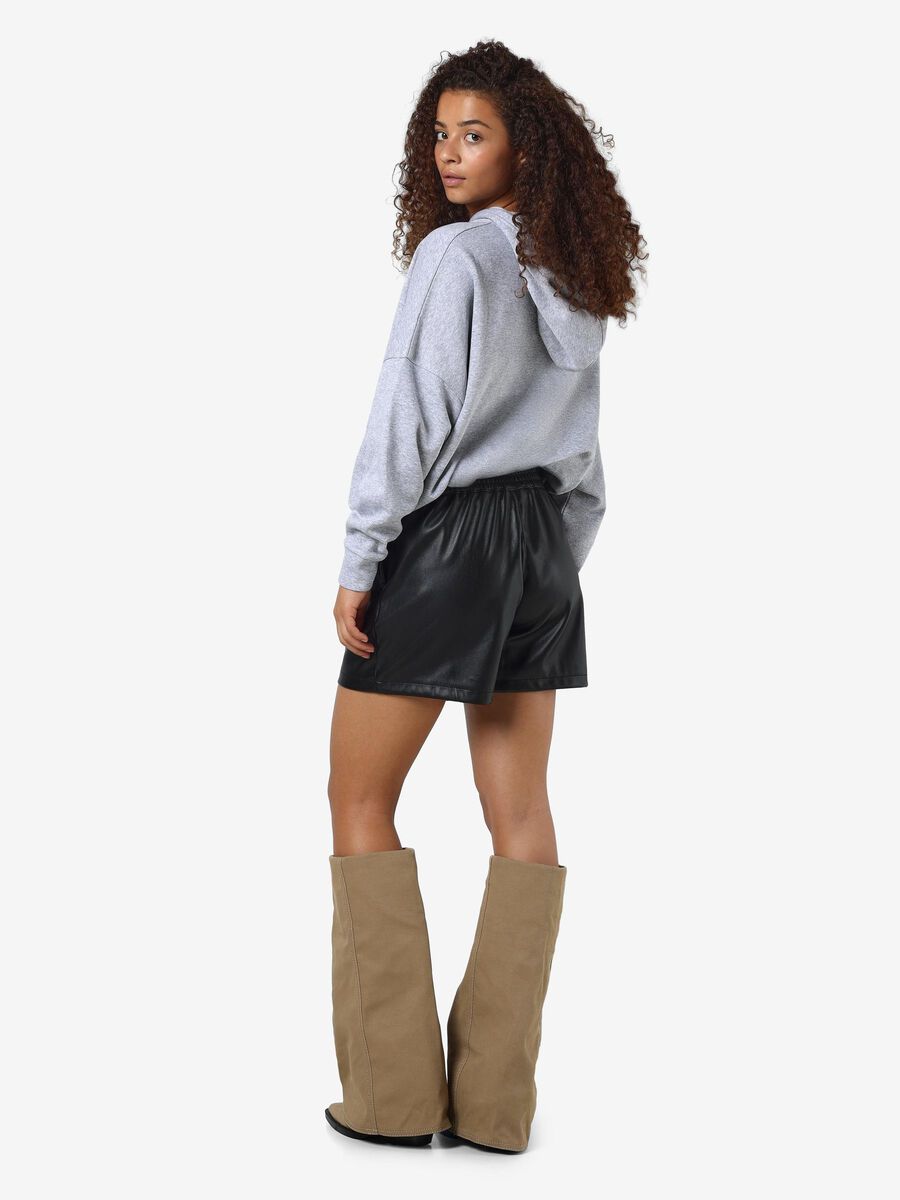Noisy May FAUX LEATHER SHORTS