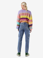 Noisy May NMMONI CROPPED CARGO JEANS