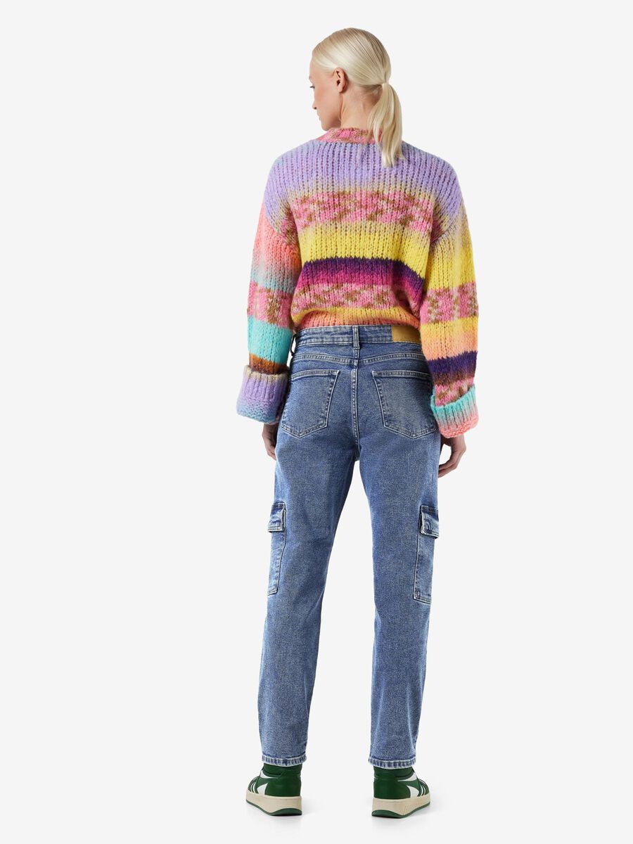 Noisy May NMMONI CROPPED CARGO JEANS
