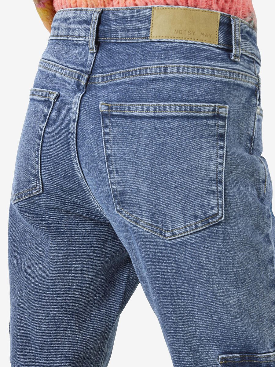 Noisy May NMMONI CROPPED CARGO JEANS