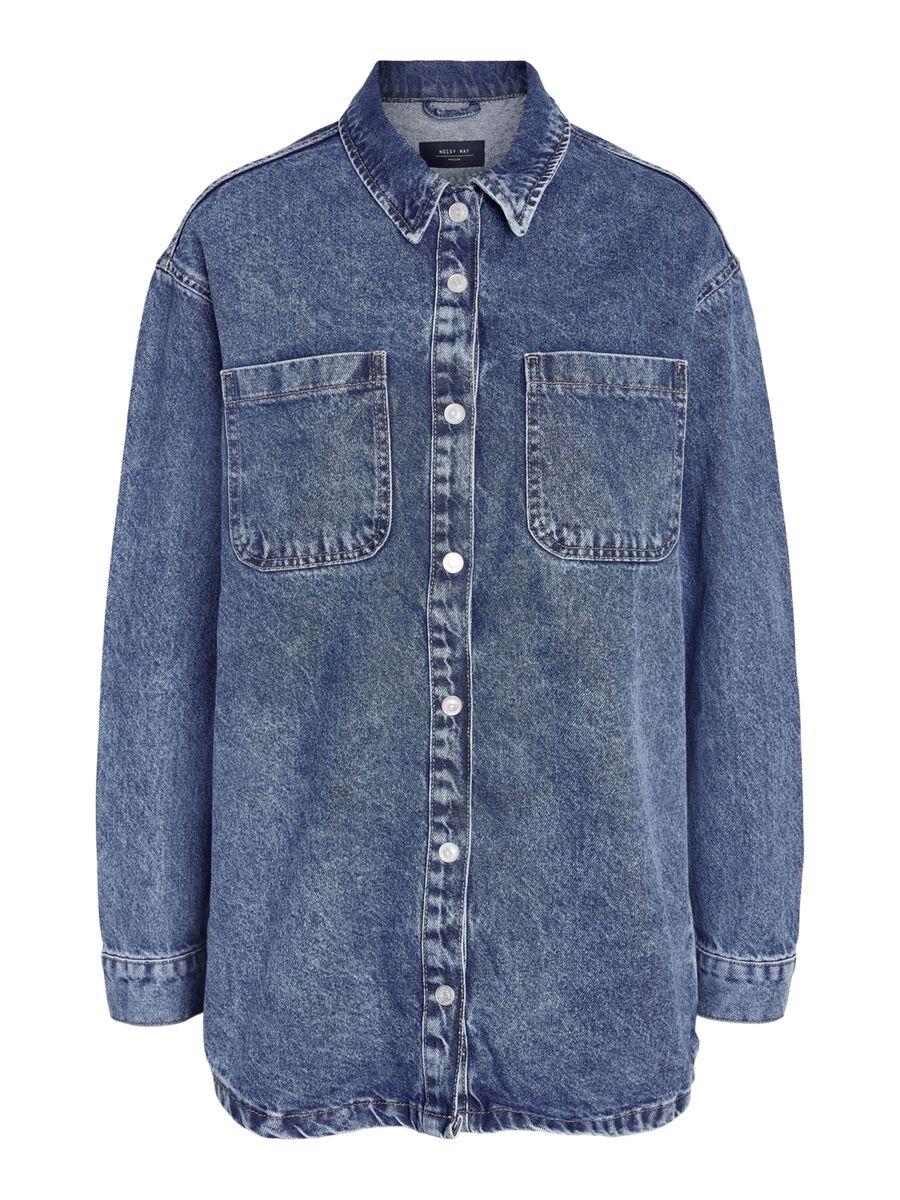 Noisy May LONG DENIM SHIRT