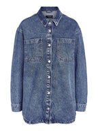 Noisy May LONG DENIM SHIRT